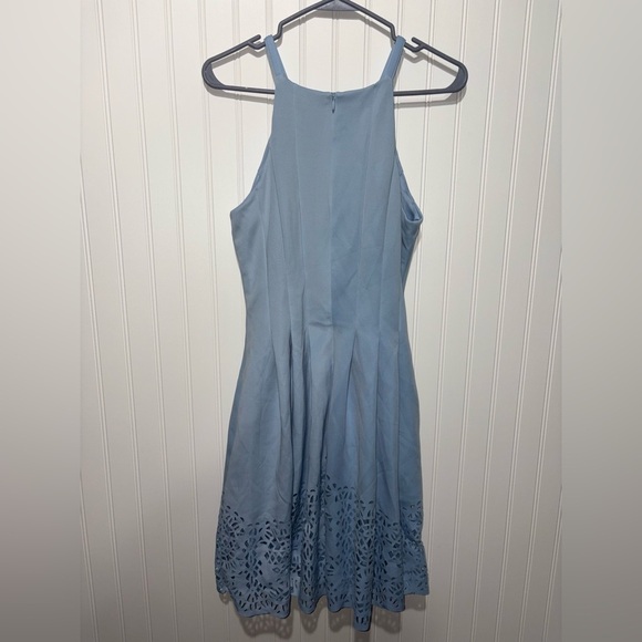 Vince Camuto Light Blue Halter Dress| Size 8 - Picture 3 of 4